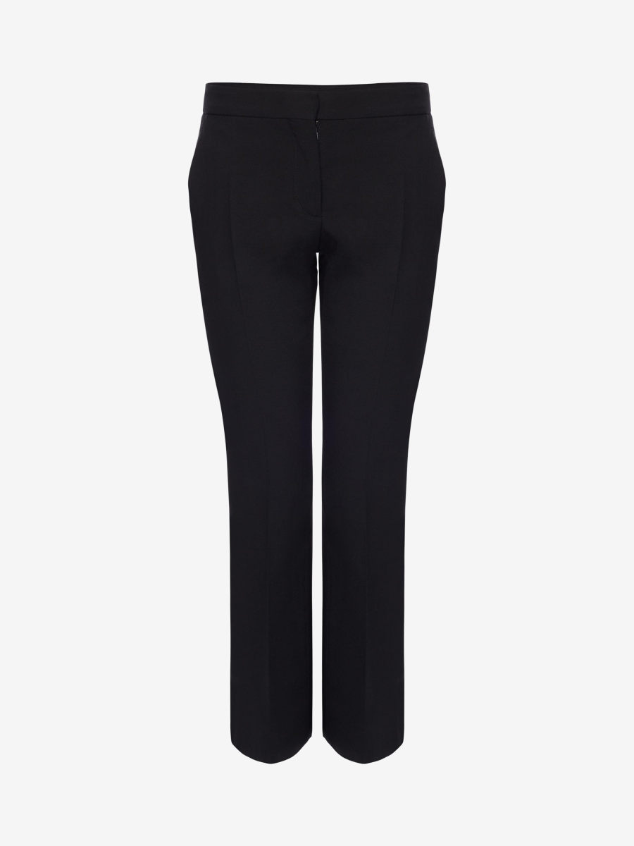 ALEXANDER MCQUEEN - Leaf Crepe Cigarette Trouser - Item 737345QEAAA1000